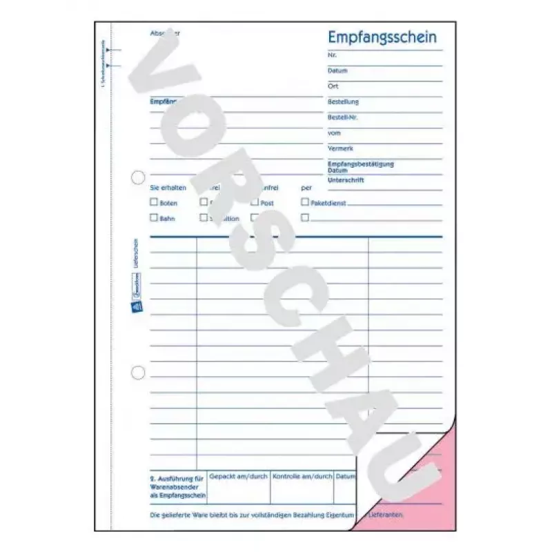 Administration Book Avery 726 Blue White