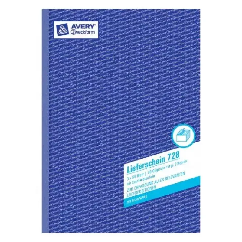 Administration Book Avery 728 Blue Multicolour White
