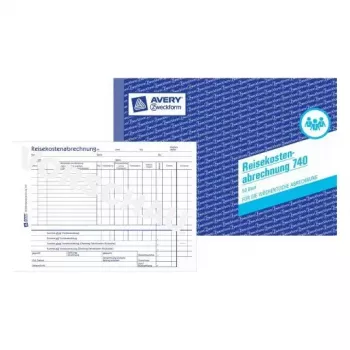 Administration Book Avery 740 Blue White