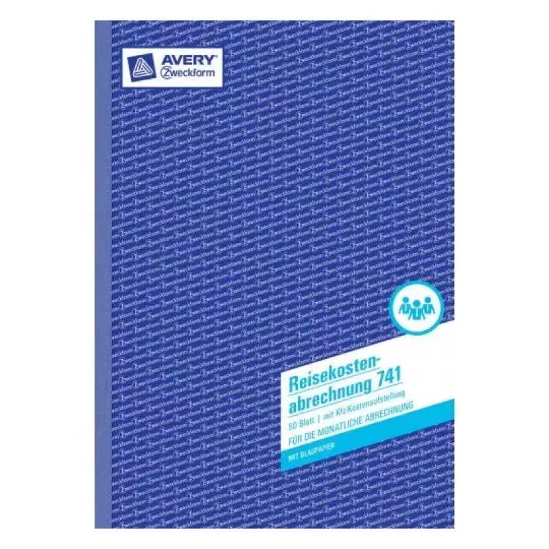 Administration Book Avery 741 Blue White