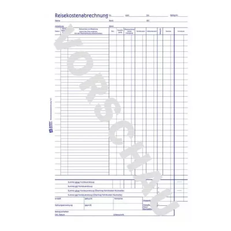 Administration Book Avery 741 Blue White