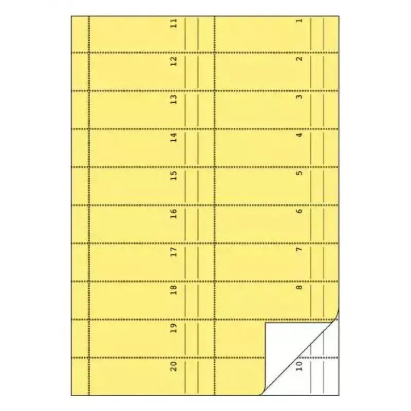Administration Book Avery 842 Blue Yellow