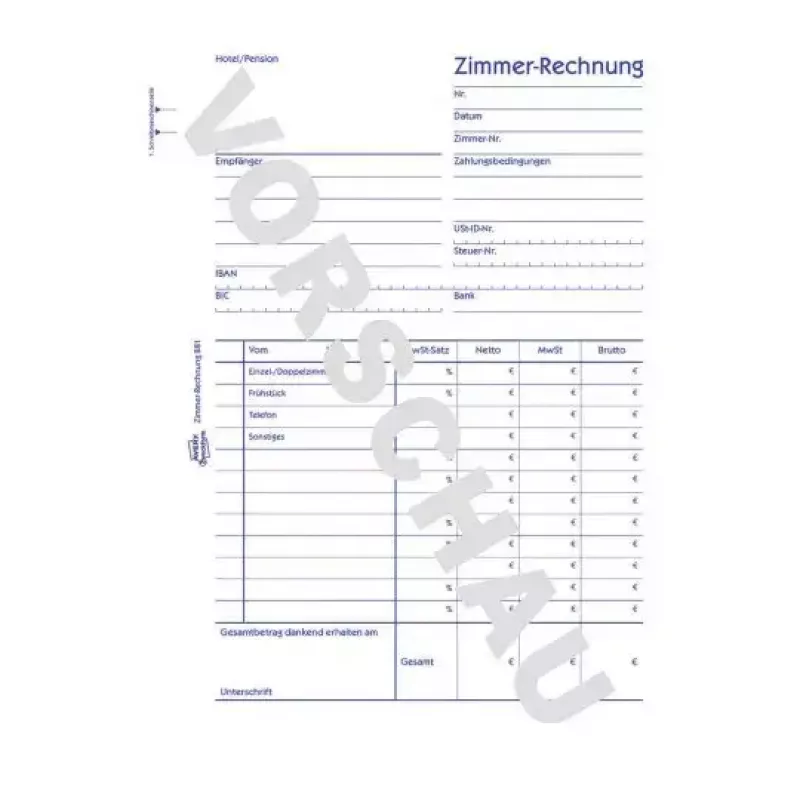 Administration Book Avery 881 Blue White