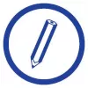 Writing Notebook A5 Avery 904 50 Sheets Blue White