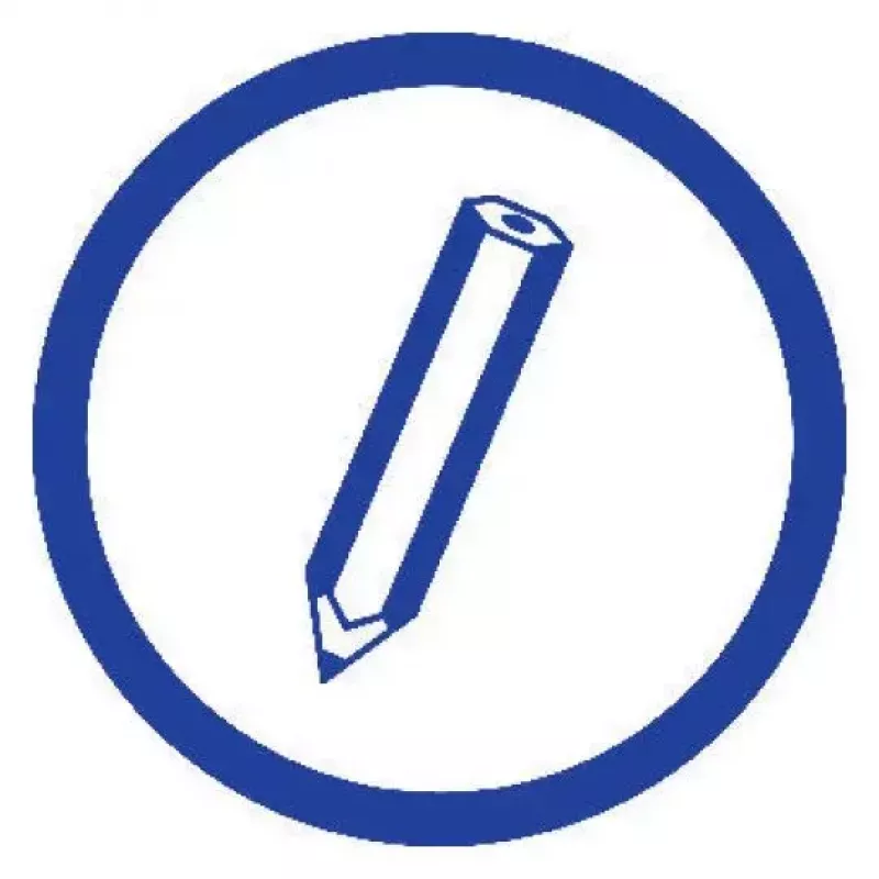Writing Notebook A5 Avery 904 50 Sheets Blue White
