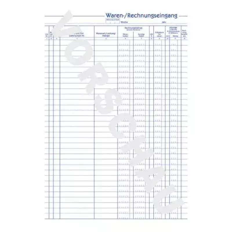 Administration Book Avery 930 Blue White