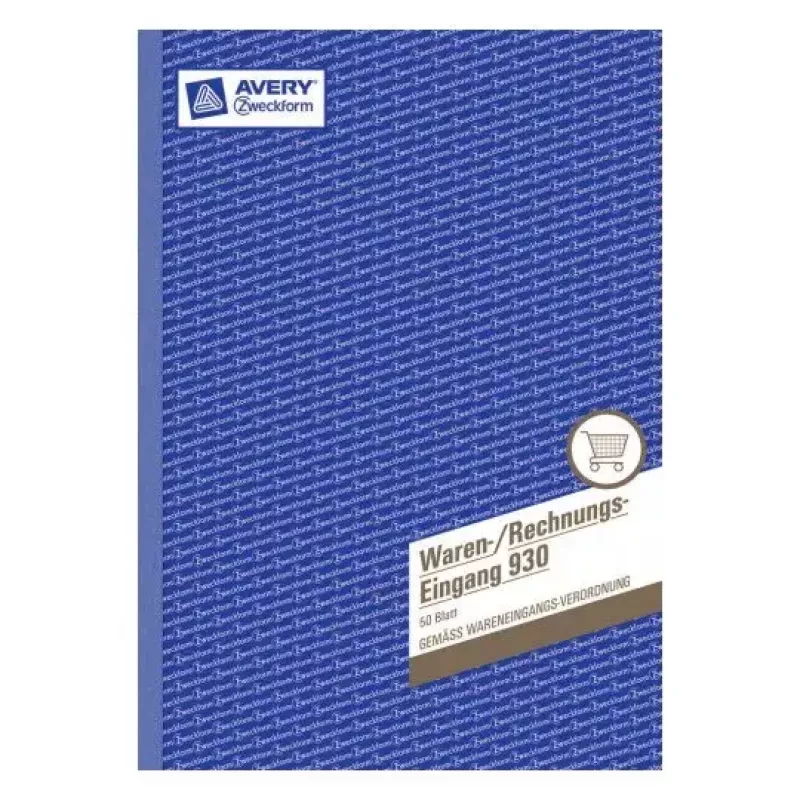 Administration Book Avery 930 Blue White