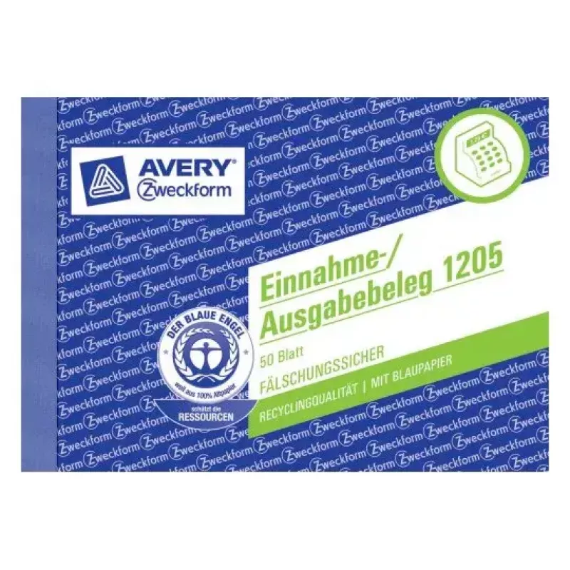 Administration Book Avery 1205 Blue White