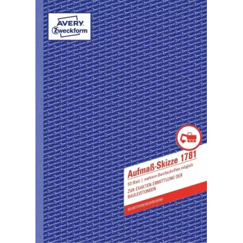 Accounting form/book AVERY 1781 A4 50 pages