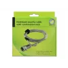 Cable lock Navilock 20643 Silver 1.8 m