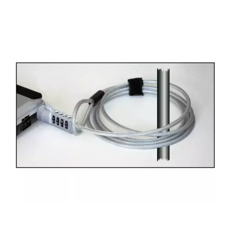 Cable lock Navilock 20643 Silver 1.8 m