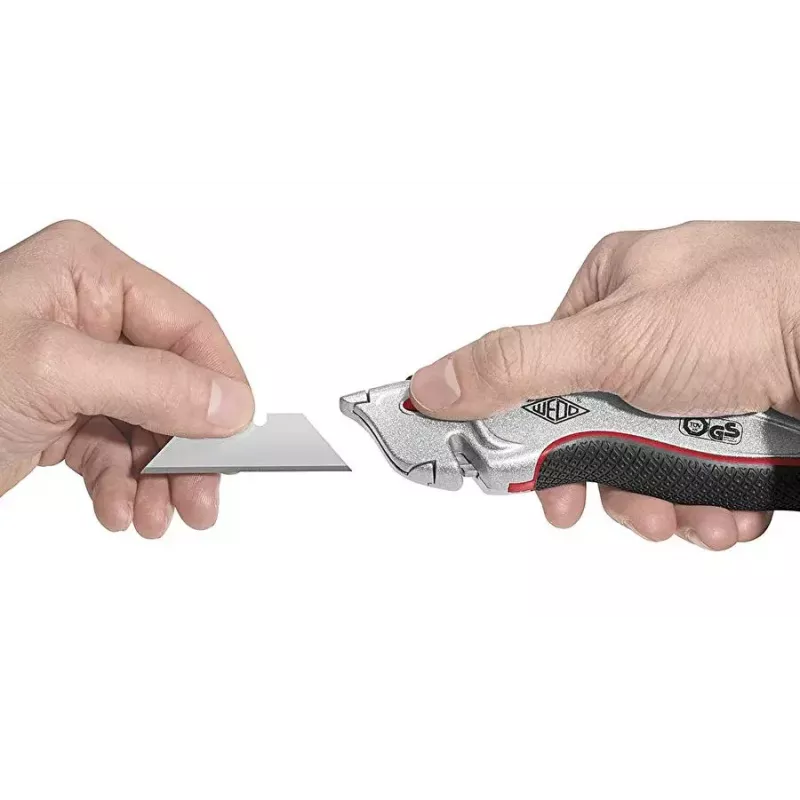 Utility Knife WEDO 78 850 Black Silver Fixed Blade