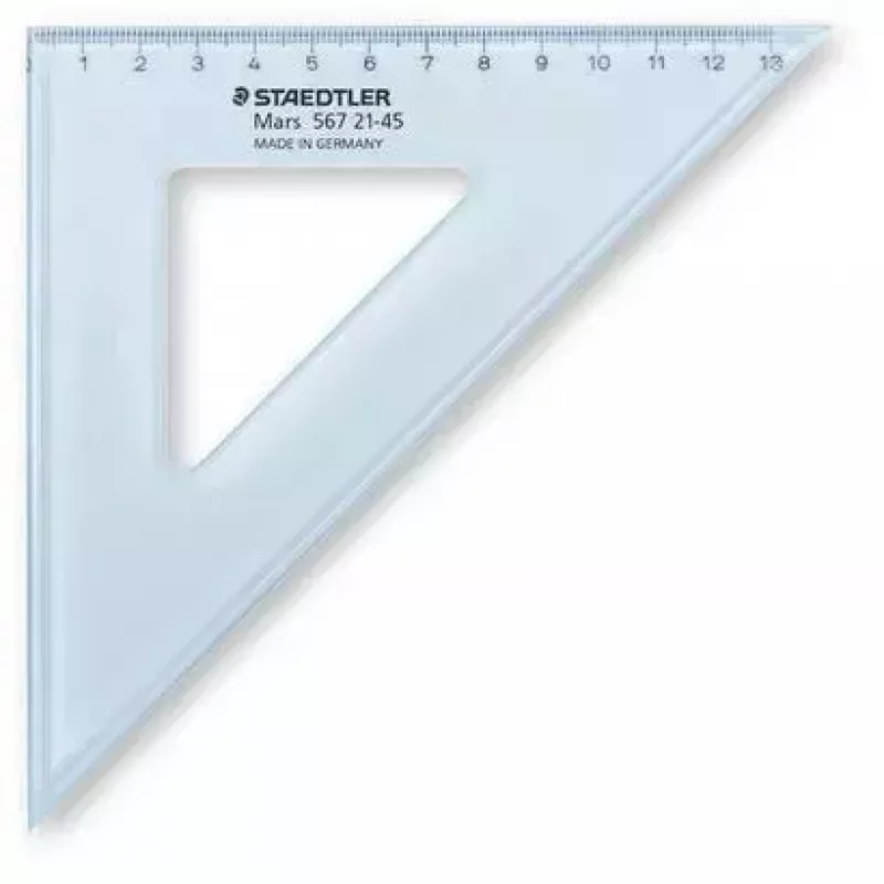 Staedtler Mars 567 21-45 Set Square, 45°