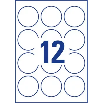 Self-adhesive label Circle AVERY L7104REV-25