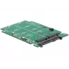 Internal M.2 Adapter DeLOCK 62590 SATA 6 Gbit/s RAID 0 1 JBOD