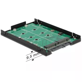 Internal M.2 Adapter DeLOCK 62590 SATA 6 Gbit/s RAID 0 1 JBOD