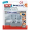 Towel hook TESA 58812 Indoor Transparent 2 pc(s)