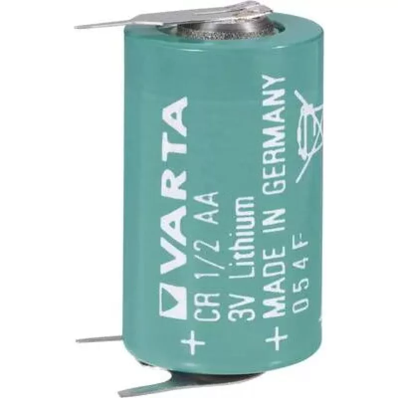 Lithium Battery Varta CR 1/2 AA 3V 970mAh, high-capacity coin-style cell