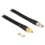 Coaxial Cable DeLOCK 5m SMA/SMA CFD400 LLC400 Black