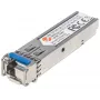 Intellinet Transceiver Module Optical, Gigabit Fiber WDM Bi-Directional SFP, 1000Base-Lx (LC) Single-Mode Port, 10km, Wavelengths: receive (RX) 1550nm and transmit (TX) 1310nm, WDM (Rx1550/Tx1310), MSA Compliant, Equivalent to Cisco GLC-BX-U, Ethernet, Fibre