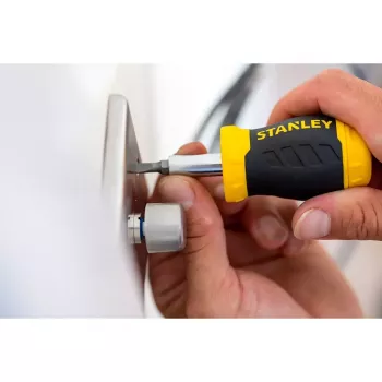 Screwdriver Stanley Stubby Multibit Ratcheting 0-66-358