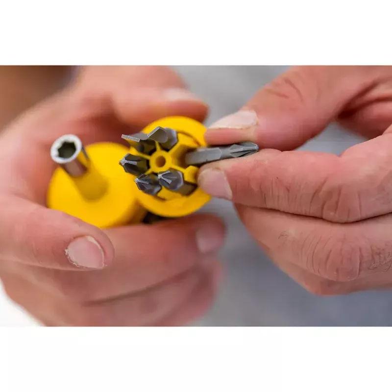 Screwdriver Stanley Stubby Multibit Ratcheting 0-66-358