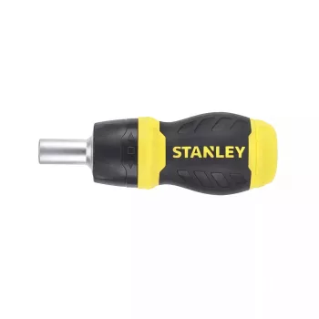 Screwdriver Stanley Stubby Multibit Ratcheting 0-66-358