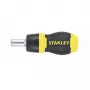 Screwdriver Stanley Stubby Multibit Ratcheting 0-66-358