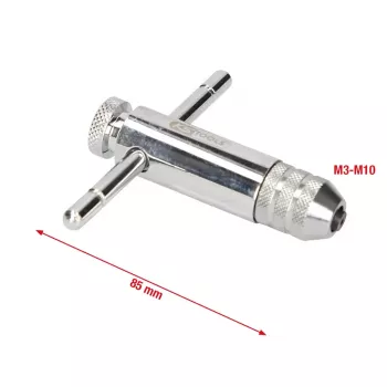 KS Tools 331.0665 reversible ratchet tap holder, M5-M12