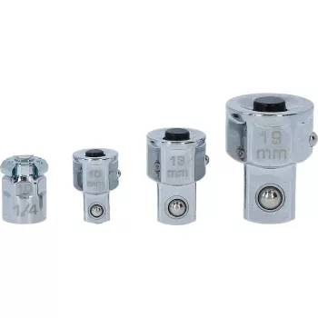 Socket set KS Tools 503.4286 4 heads Chromium-vanadium steel