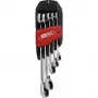 Ratchet wrench set saTra 503.5905, chromium-vanadium steel, 72 ratchet heads, certified DIN 3113/ISO 3318