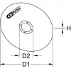 Angle Grinder Accessory KS Tools 337.2005 1 pc