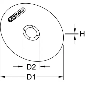 Angle Grinder Accessory KS Tools 337.2005 1 pc