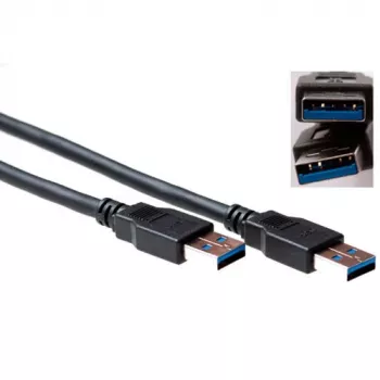 USB Cable ACT USB 3.0 A male - USB A male 2.00 m