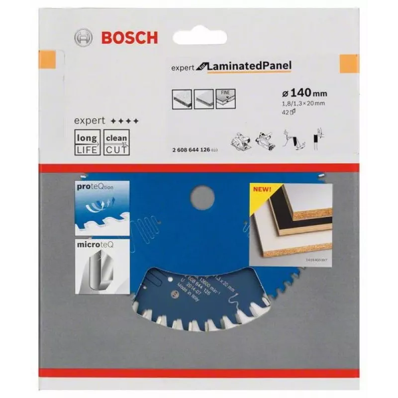 Circular saw blade Bosch 2 608 644 126 14 cm for laminated panel