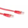 ACT Red 7 meter U/UTP CAT6 patch cable with RJ45 connectors, 7 m, Cat6, U/UTP (UTP), RJ-45, RJ-45, Red
