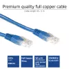 ACT Blue 10 meter U/UTP CAT6 patch cable with RJ45 connectors