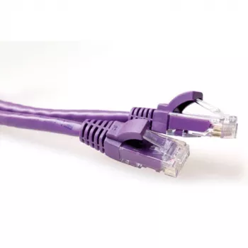 ACT Purple 7 meter U/UTP CAT6 patch cable snagless with RJ45 connectors