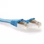 ACT Blue 2 meter LSZH SFTP CAT6A patch cable snagless with RJ45 connectors