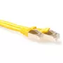 ACT Yellow 20 meter LSZH SFTP CAT6A patch cable snagless with RJ45 connectors