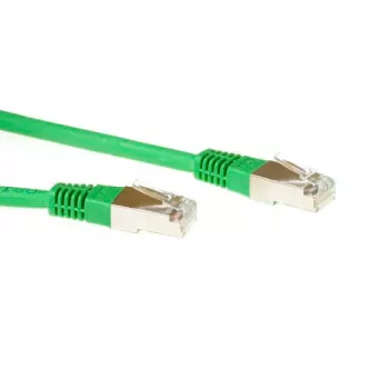 ACT Green 15 meter LSZH SFTP CAT6 patch cable with RJ45 connectors