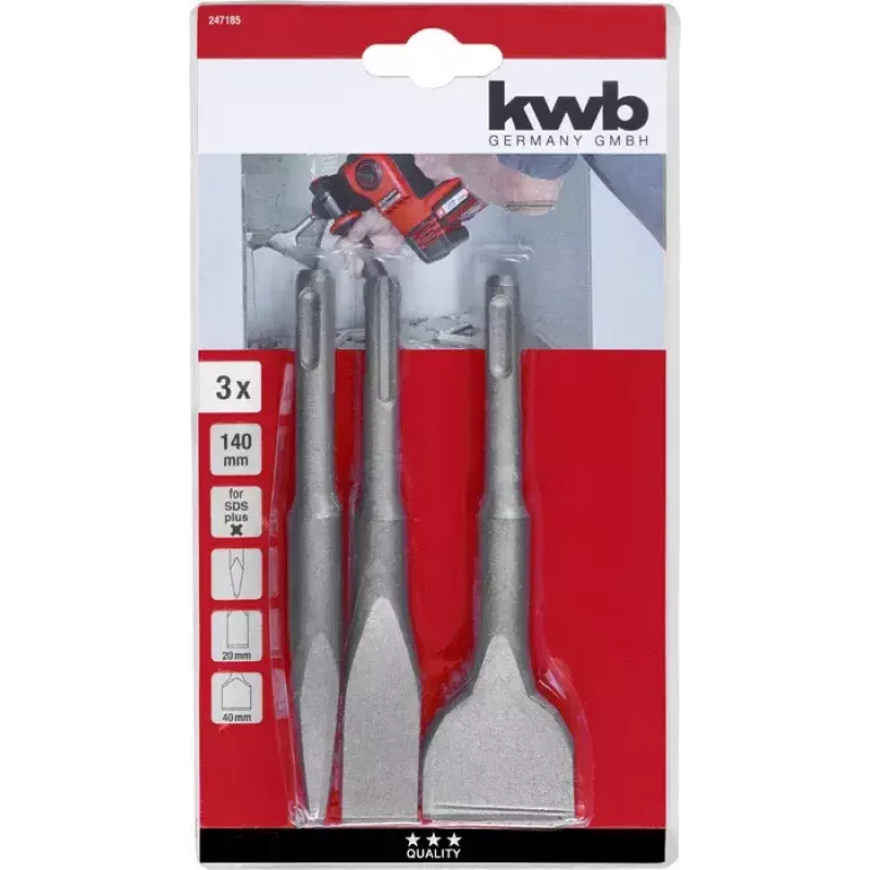 Pointed chisel drill bit KWB 247185