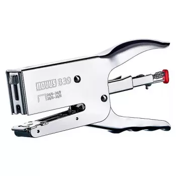 Stapler Novus B 39 Chrome Grey