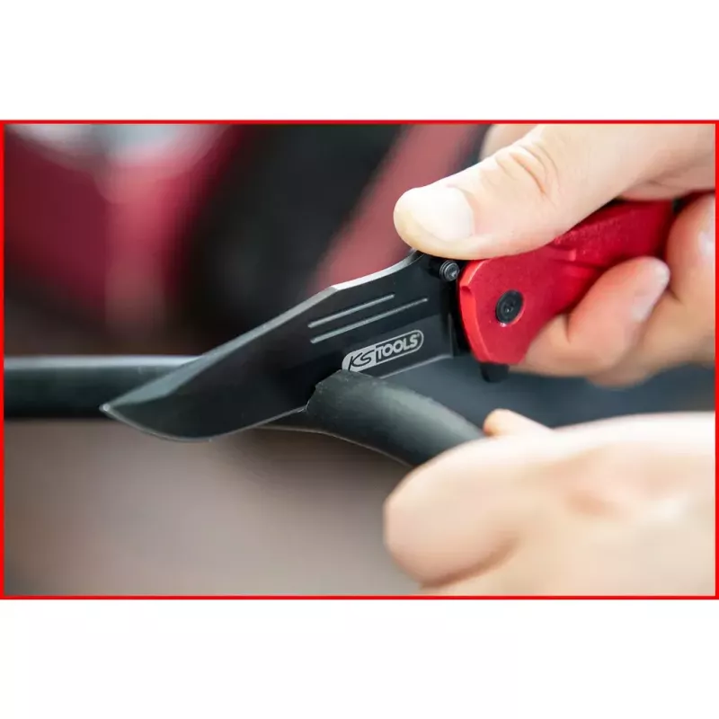 Pocket knife Camper/scout KS Tools 907.2220 Black Red