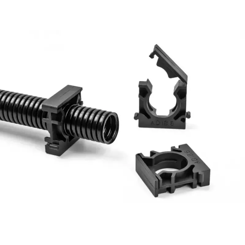 Cable holder DeLOCK 60487 28.5 mm black 4 pieces