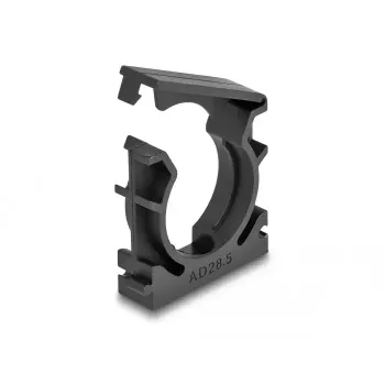 Cable holder DeLOCK 60487 28.5 mm black 4 pieces