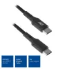 ACT USB 2.0 charging/data cable C male - C male 1 meter, nylon