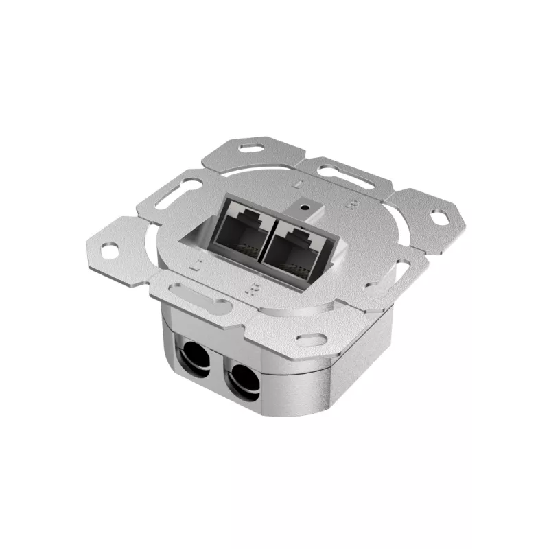 Hama 00200775 socket-outlet 2 x RJ-45 White