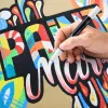 Staedtler 349 C10 paint marker 10 colours Beige Black Blue Green Orange Pink Red Turquoise White Yellow