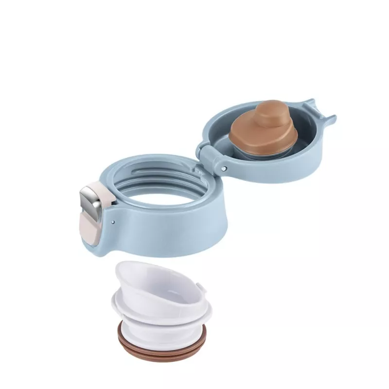 EMSA Light Mug 400 ml Blue Stainless Steel Lid Polypropylene